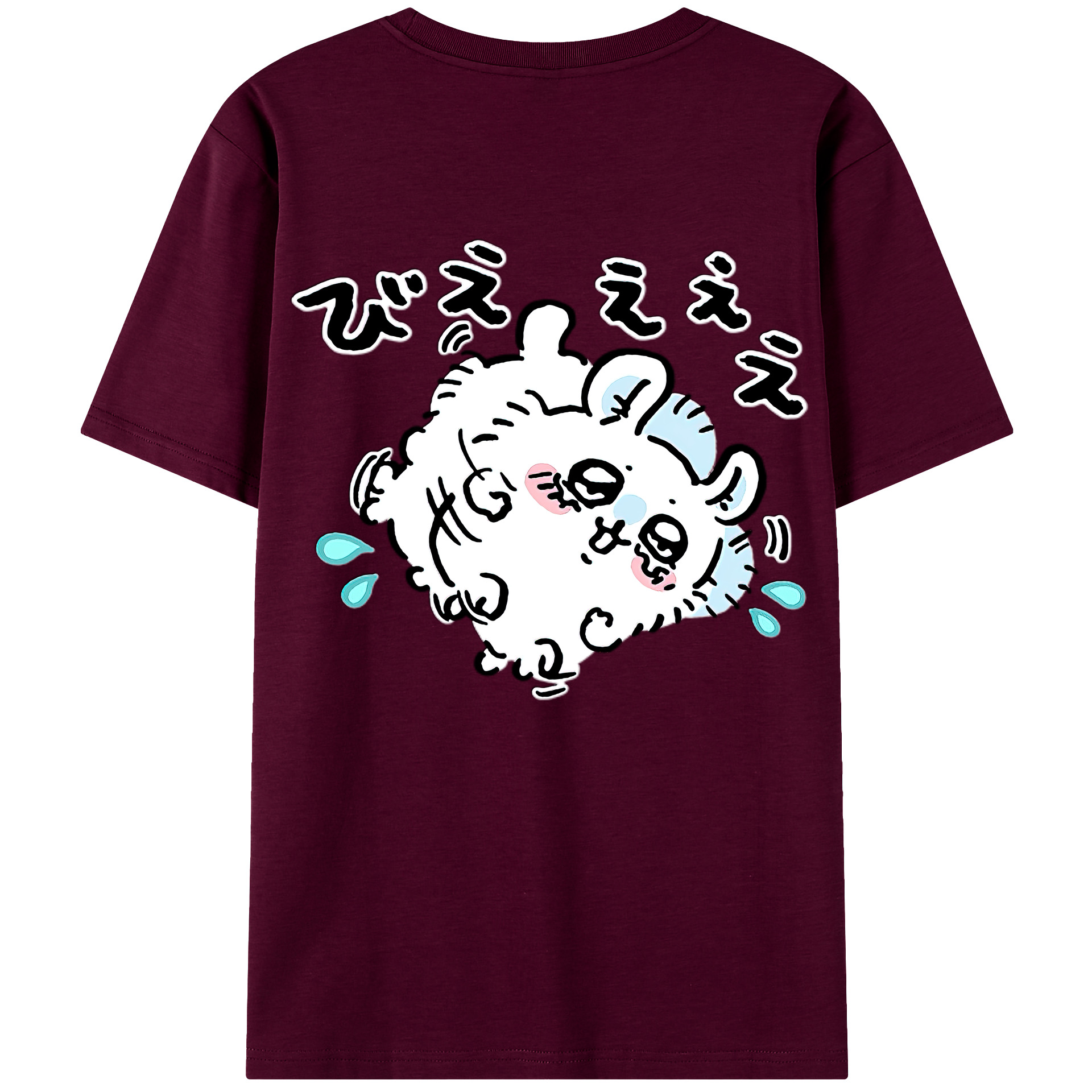 （画像用） ちいかわ モモンガ Chii-kawa Momonga レディース半袖Tシャツ(バックプリント)